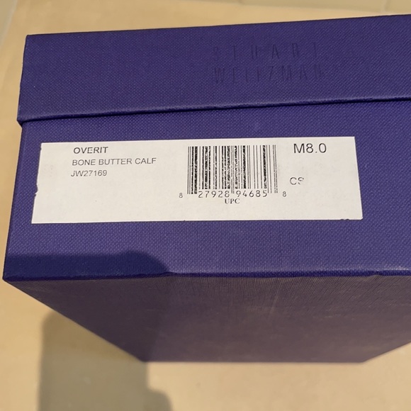 Stuart Weizman Cream Peep Toe Shoes - Picture 6 of 7